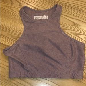 Outdoor Voices Pink Athena Crop Top